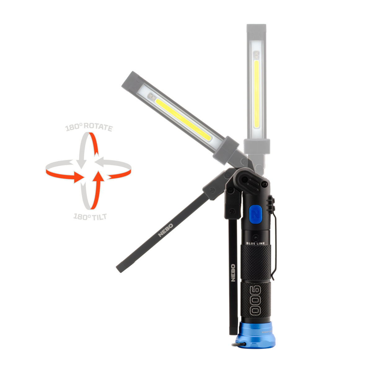 NEBO Blueline 900 Flip Light & UV