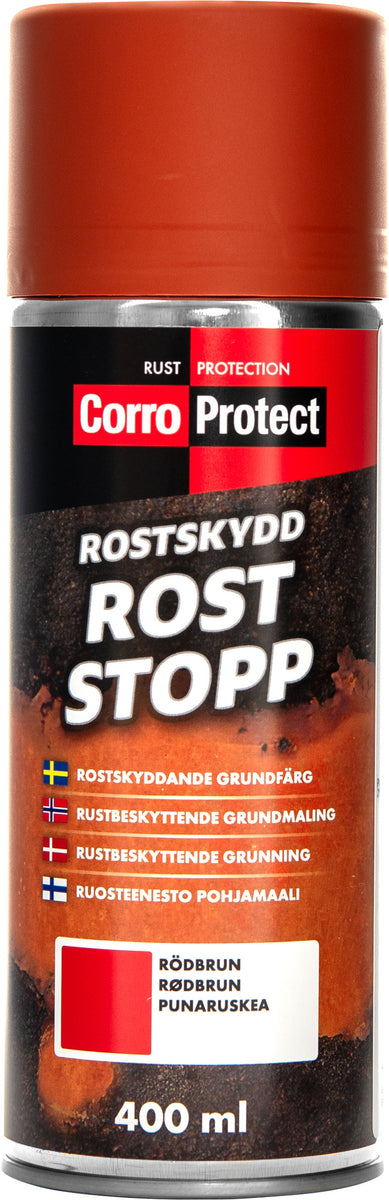 CorroProtect Rost-Stopp Röd spray 400ml – SEAB AB
