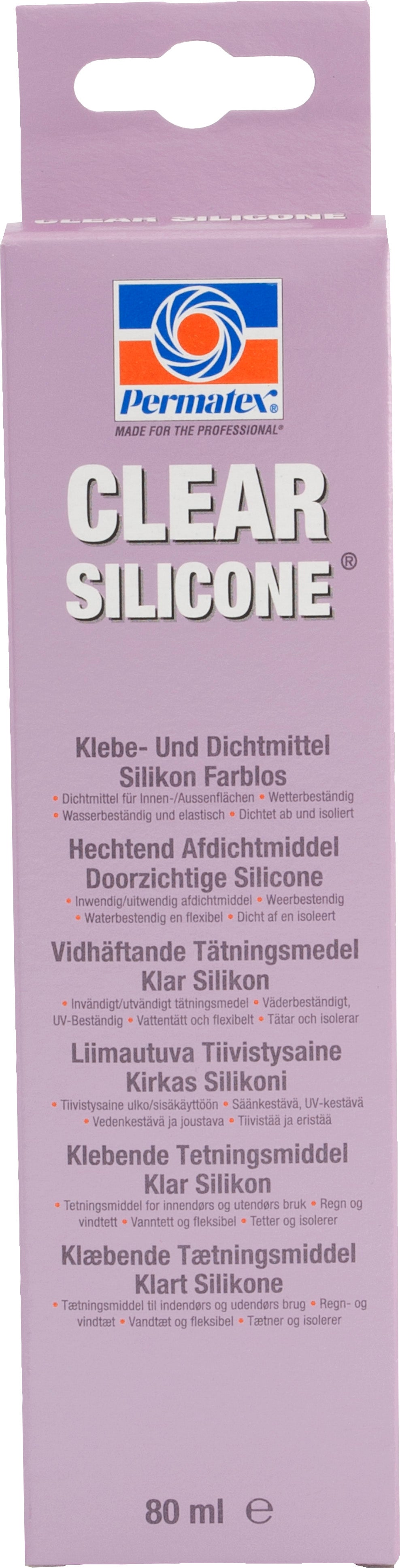 Permatex Klar RTV Silikon 80ml