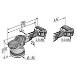 Flex Batteripolermaskin XFE15 150 18.0 V Set
