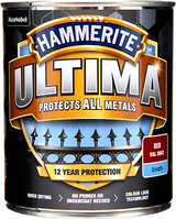 Hammerite Ultima Glat lak Rød 750ml