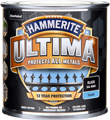 Hammerite Ultima Glat lak Sort 250ml