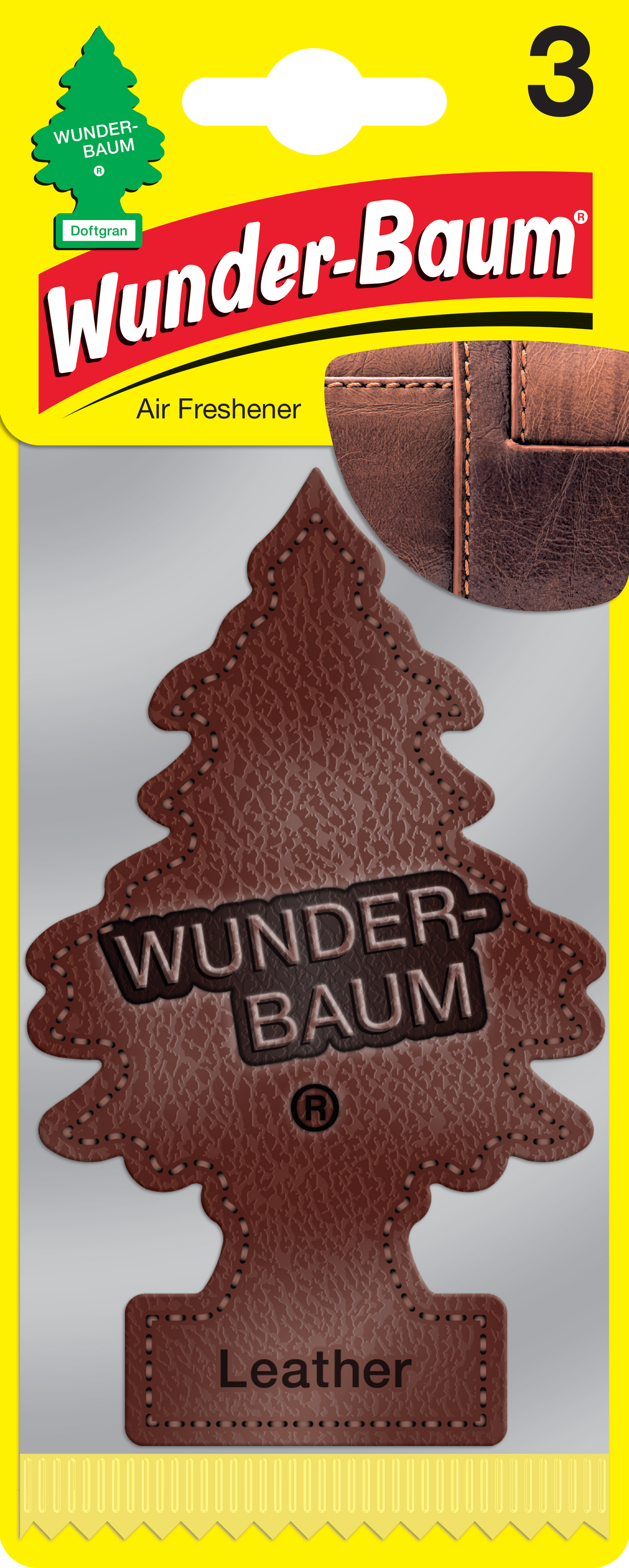 WUNDER-BAUM Læder 3-pak