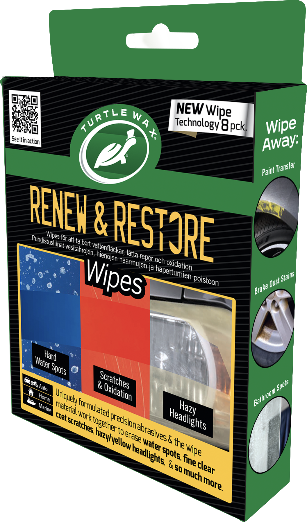Turtle Wax Renew & Restore Wipes