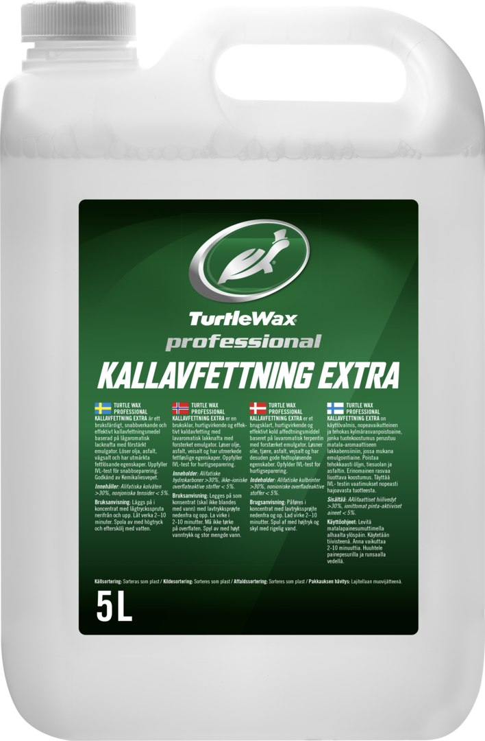 Turtle Wax Pro Kallavfettning Extra 5L