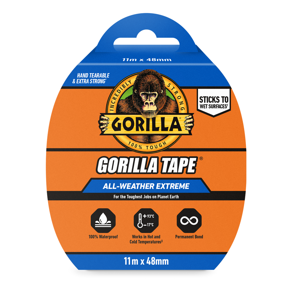 Gorilla Tape All-Weather Extreme Svart 11mx48mm