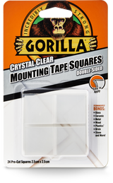 Gorilla Monteringstejprutor 24st 2,5 x 2,5 cm