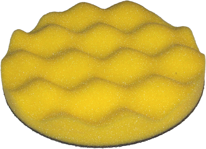 Turtle Wax Polérrondell Våfflad Gul 25x160mm