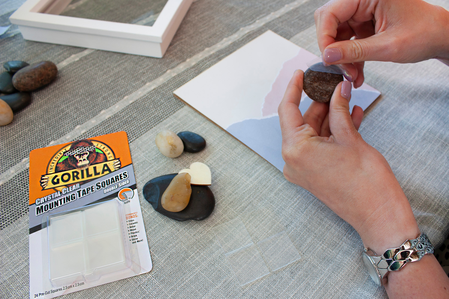 Gorilla Monteringstejprutor 24st 2,5 x 2,5 cm