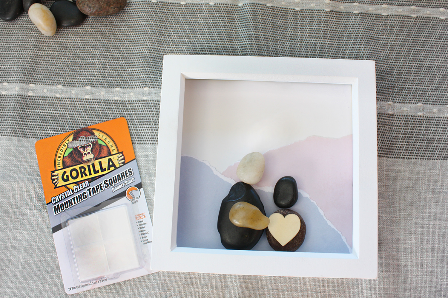 Gorilla Monteringstejprutor 24st 2,5 x 2,5 cm