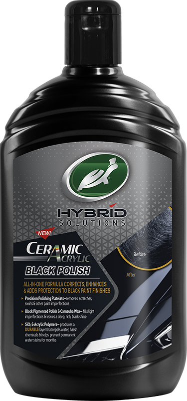 Turtle Wax HS Ceramic Black Polish & Wax 500 ml